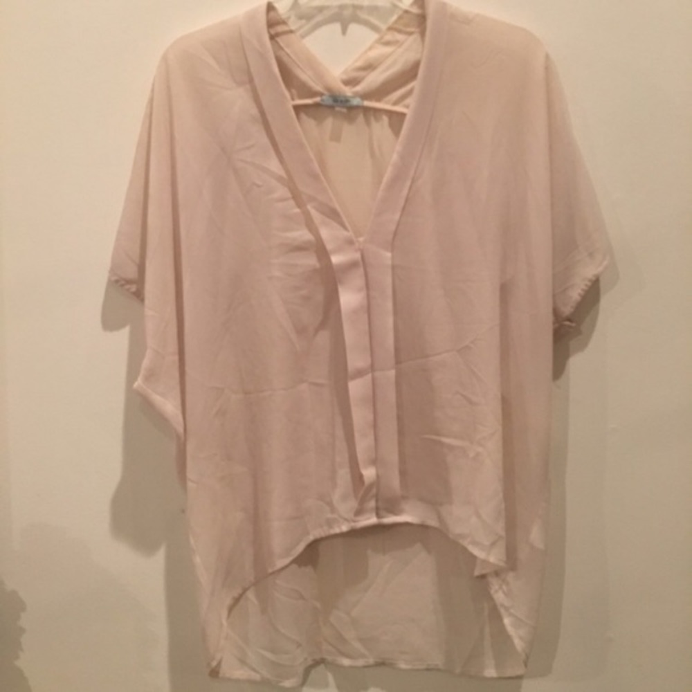 Size large cream blouse